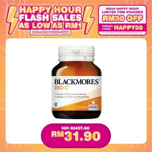 (HAPPY HOUR) BLACKMORES BIO C 1000MG (30'S)